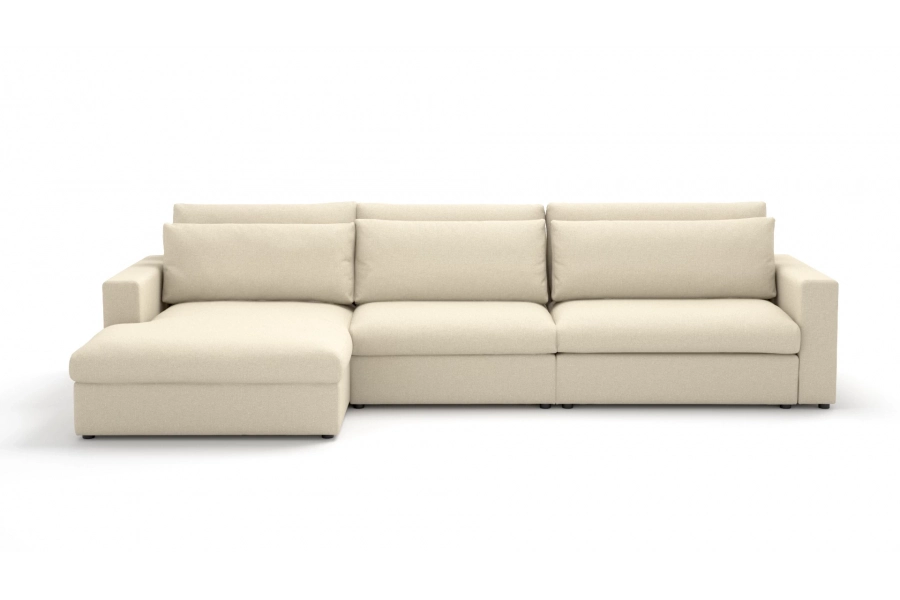 Model Portofino - Portofino longchair lewy + sofa 1,5 osobowa + sofa 1,5 osobowa